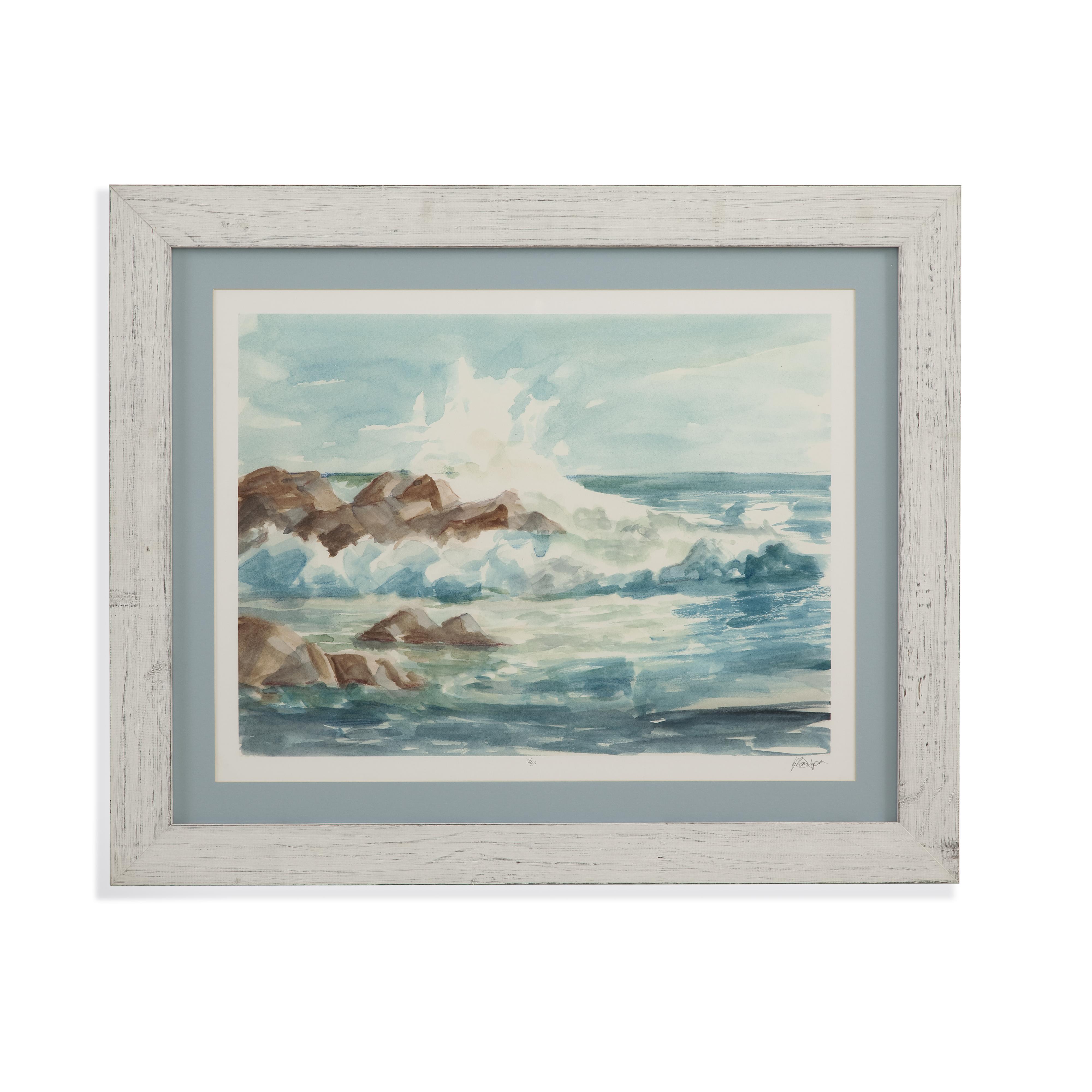 Bassett Mirror Home Accents Coastal Watercolor I Johnny Janosik